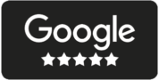 google review logo - black bg